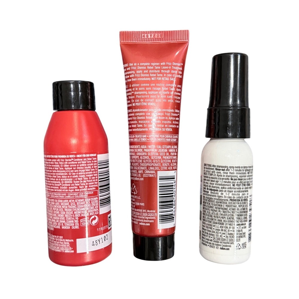 Redken Haircare Bundle Volume Injection Frizz Dismiss One United Travel Set - Picture 5 of 5